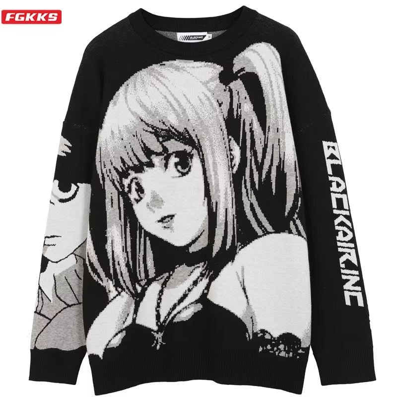 Vintage Anime Knitted Sweater