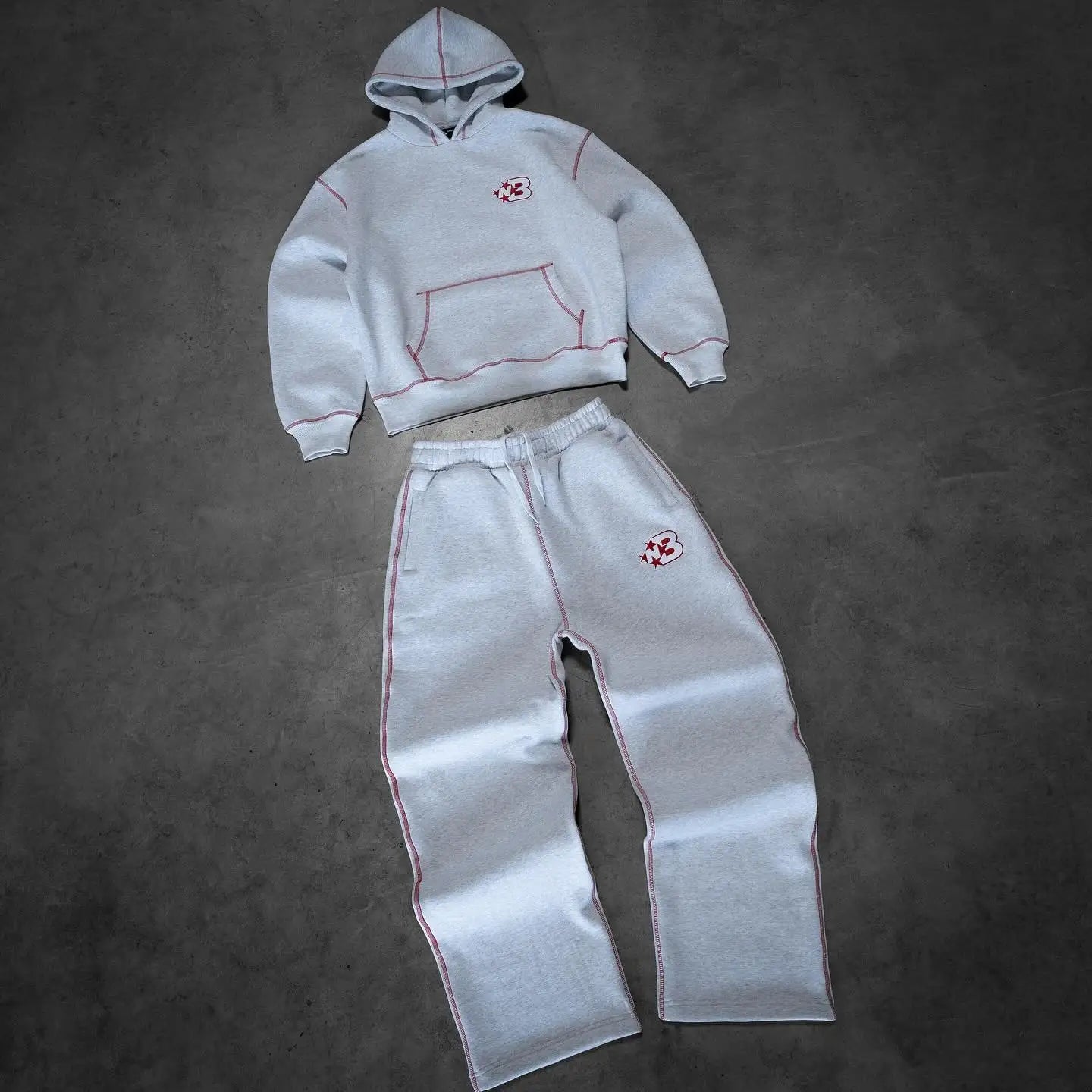 Loose Fit Tracksuit – Hoodie & Sweatpants Set