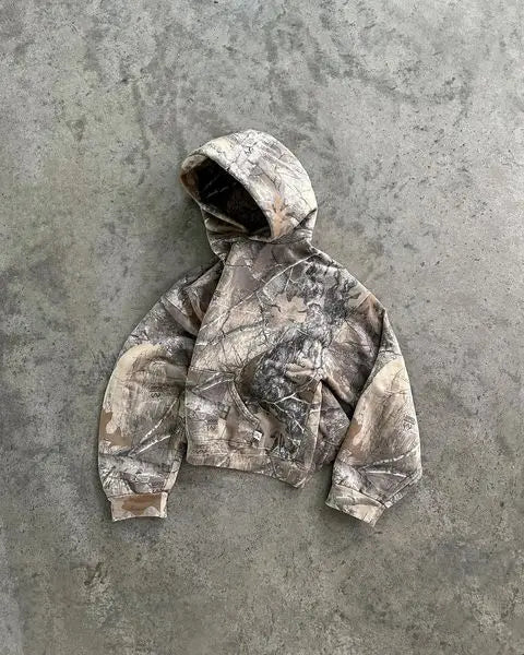 Oversized Camo Hoodie